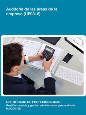 cover image of UF0318--Auditoría de las áreas de la empresa